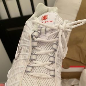 Nike Shox TL white metallic silver